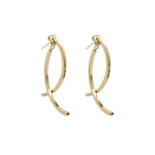 Shangjie OEM Anillo alloy korean earrings  hoops vintage earrings trendy gold filled hoop earrings